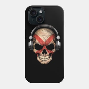 Dark Skull Deejay with Northern Ireland Flag Phone Case