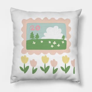 flower garden Pillow