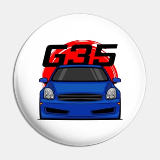 Front Blue G35 JDM Pin