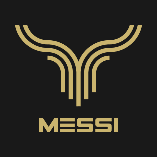 The Messi Logo: Celebrating Football’s Greatest with Abstract Elegance T-Shirt