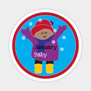 January Baby Magnet