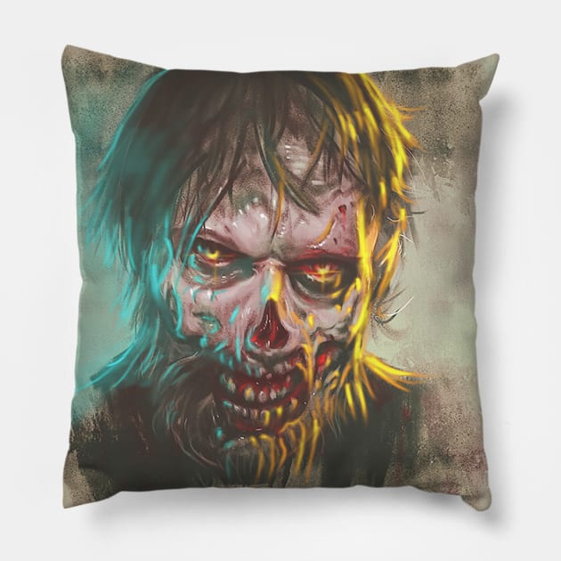 Zombie Pillow by Artofokan