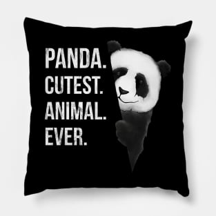 Panda. cute Animal Ever | Trendy Pandabear Artwork Pillow