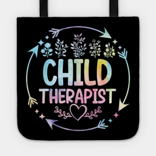 Child Therapist cute floral watercolor Tote