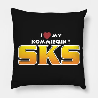 I Love My Kommiegun ! SKS Pillow