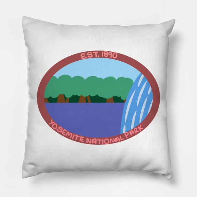 Yosemite National Park Pillow by Haleys Hand