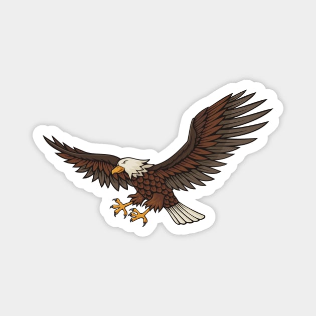 Eagle Attacking Magnet by sifis