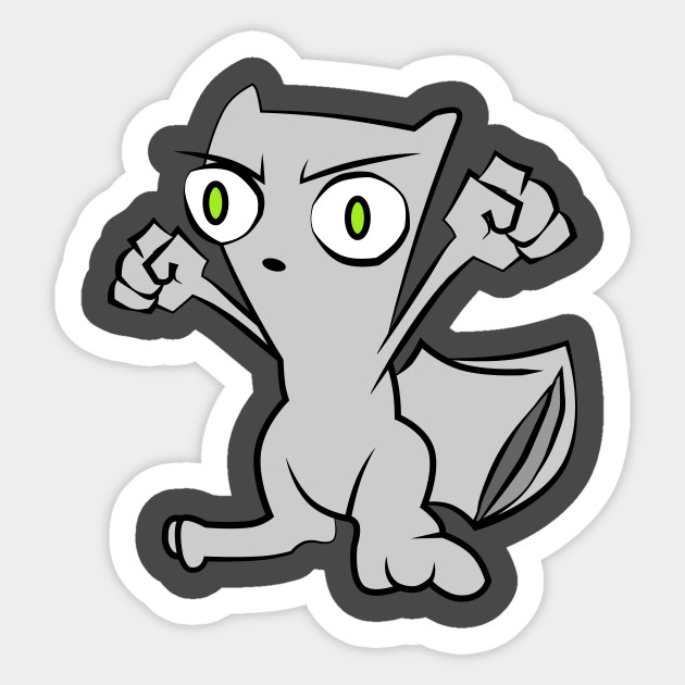 Squirrel rage - Squirrel - Sticker