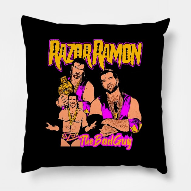 Scott Hall Razor Ramon Icon Pillow by jojoerashop