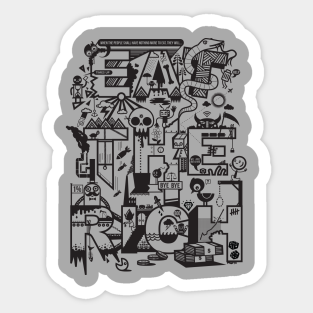 Eat The Rich Stickers Teepublic
