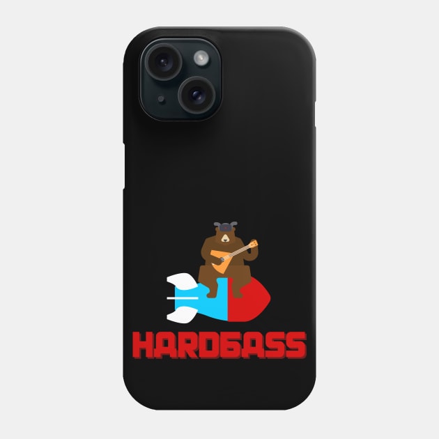 Hardbass Slavic Bear Phone Case by SybaDesign