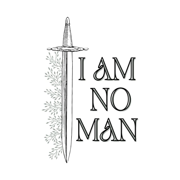 I am no Man Vertical by Fabled Threads