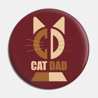 Cat Dad Pin