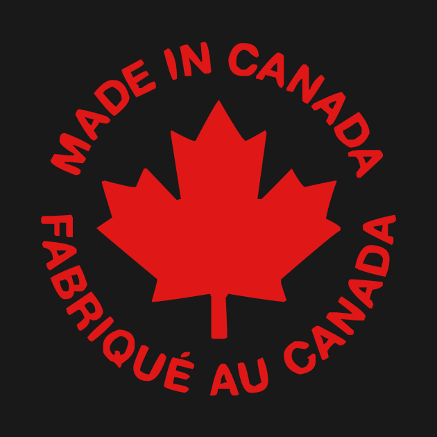 Made in Canada Fabrique au Canada Pride by LefTEE Designs