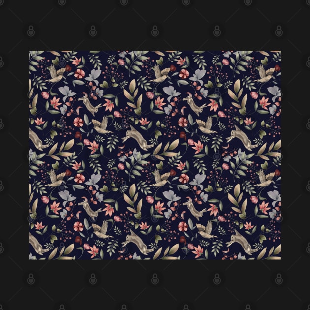 Tropical Flower Pattern by medabdallahh8