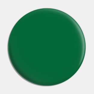 Pretty Simple Solid Dark Green Pin