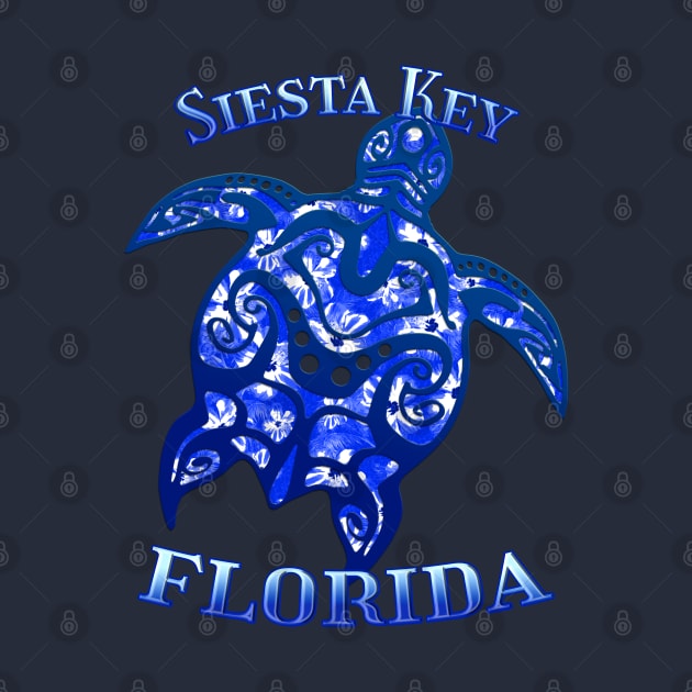 Siesta Key Florida Vacation Tribal Turtle by macdonaldcreativestudios