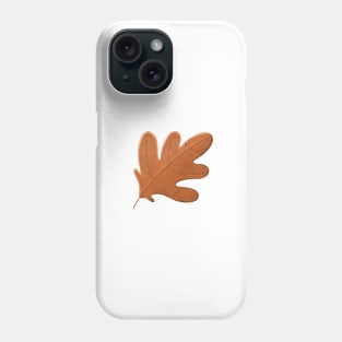 Autumn oak leaf red orange Phone Case