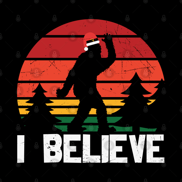 I believe Big Foot Christmas by MZeeDesigns