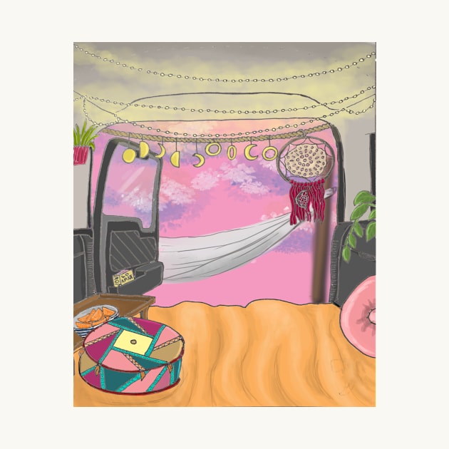 Camper Van Life - cloudy day by Ethereal Designs