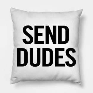 Send Dudes Pillow