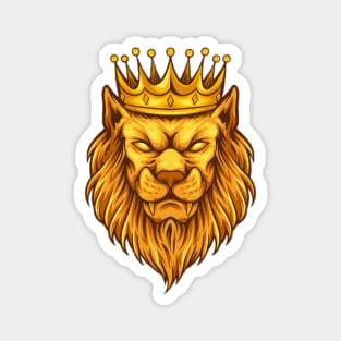 Lion King Golden Crown Magnet