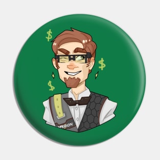 TFTBL Vaughn from Tales from the Borderlands Pin