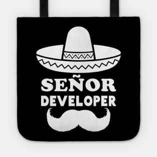 Señor Developer (Senior Developer) - White Tote