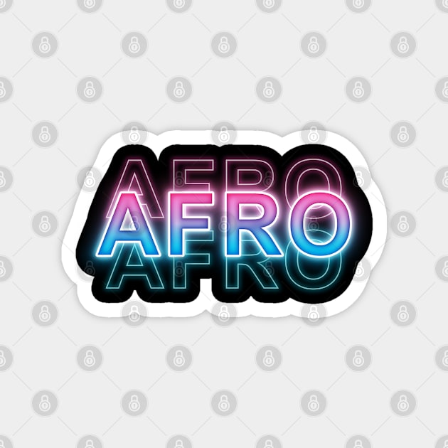 afro Magnet by Sanzida Design