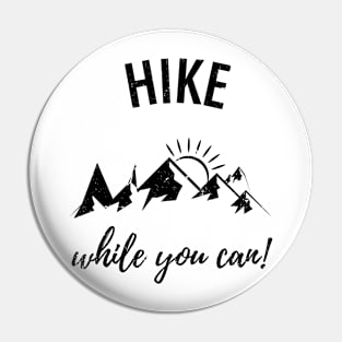 Mountains Hiking Pin