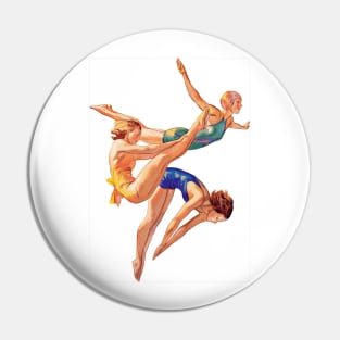 Diving Beauties Pin