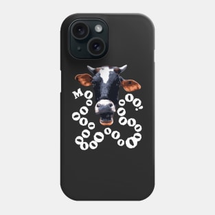 Cow Costume Funny Moo Halloween Phone Case