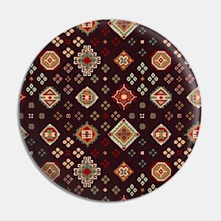 Caucasian Rugs(Grid) - Walnuts Pin