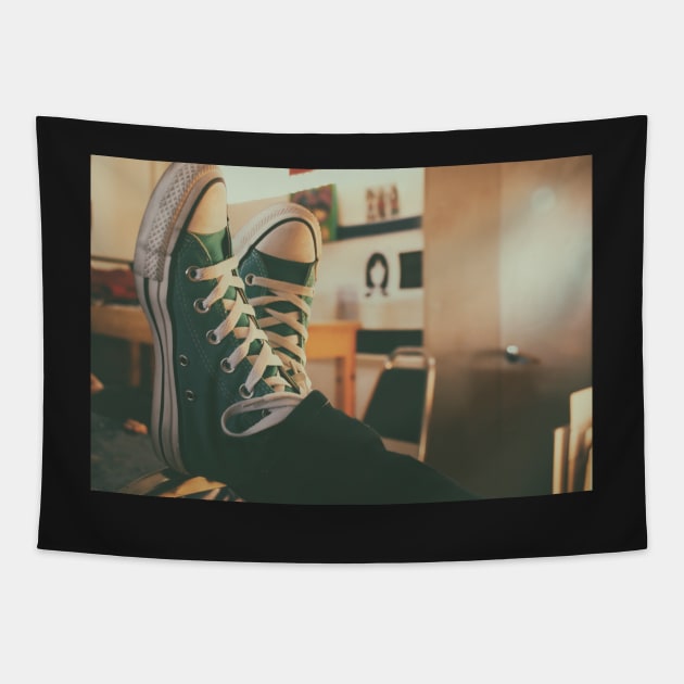 Tennis shoes Tapestry by bernardojbp