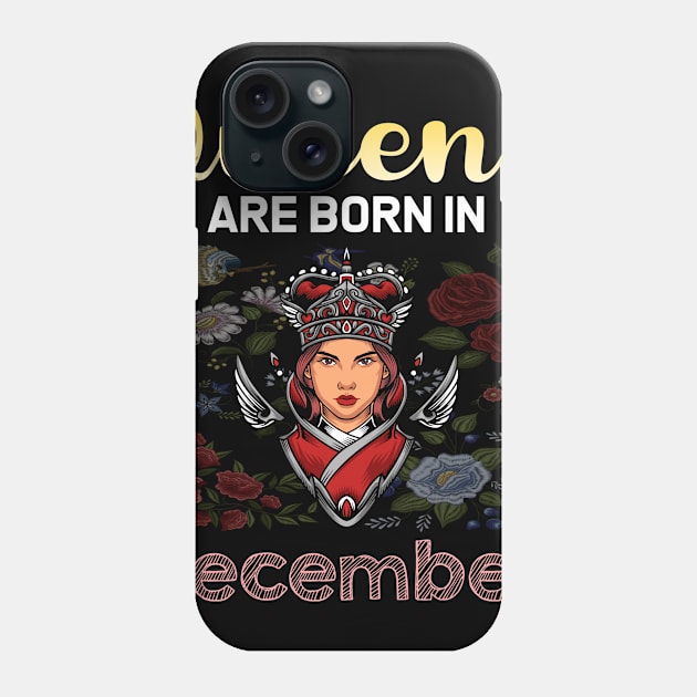 Queen Red December Phone Case by symptomovertake