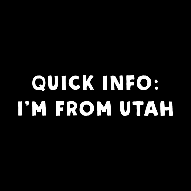 Utah Cool & Funny by Novel_Designs