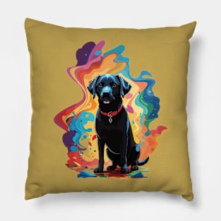 Rainbow Dog Pillow