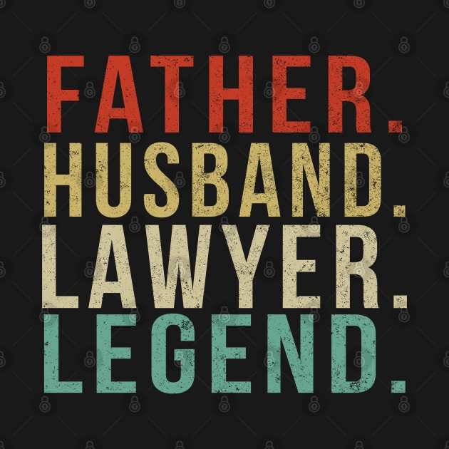 Lawyer Dad Vintage/ Father. Husband. Lawyer . Legend. by PGP