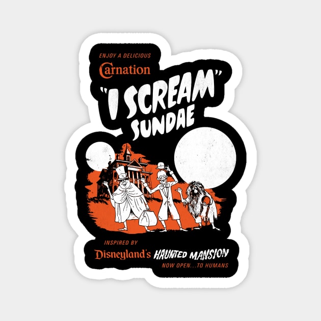 I-Scream Sundaes for everyone Magnet by furstmonster