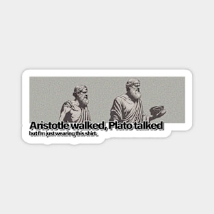 Aristotle and Plato Magnet