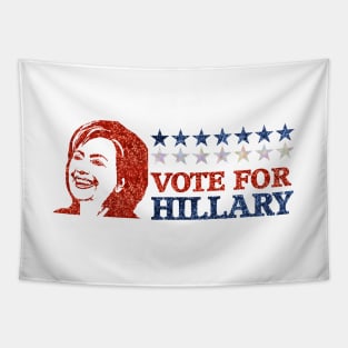 glitter print vote hillary clinton Tapestry