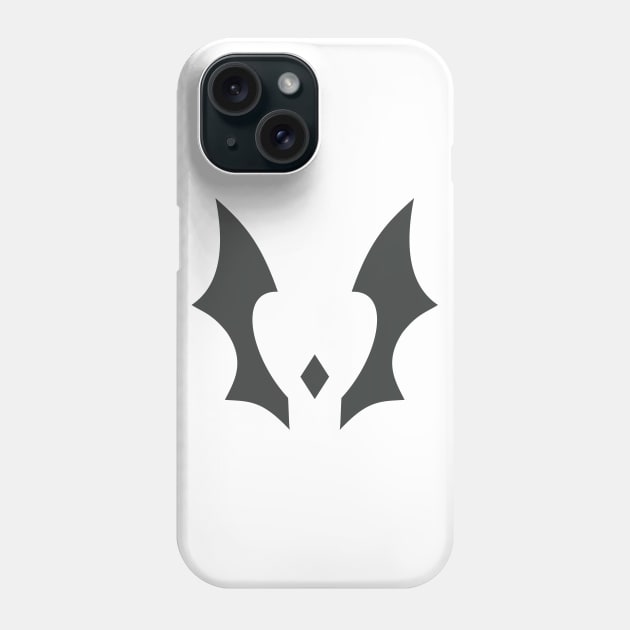 Gray Three Pronged Horde Phone Case by Xelina