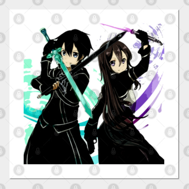 Sao Kirito Kirito Sao Posters And Art Prints Teepublic