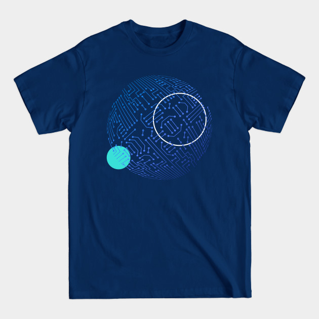 Discover Computer Binary Sphere Computer - Computer - T-Shirt