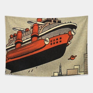 Vintage Science Fiction Tapestry