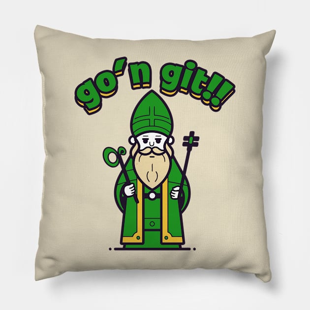 Gon Git St Patricks Pillow by mnd_Ξkh0s