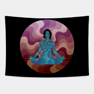 Floating Meditation Yoga Tapestry