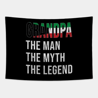 Grand Father Kuwaiti Grandpa The Man The Myth The Legend - Gift for Kuwaiti Dad With Roots From  Kuwait Tapestry