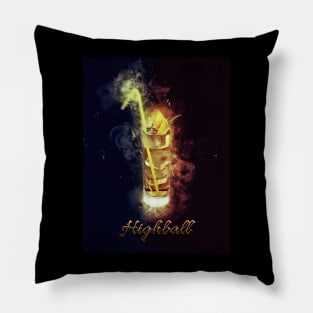 Highball Cocktail Drink Happy Hour Party Pillow