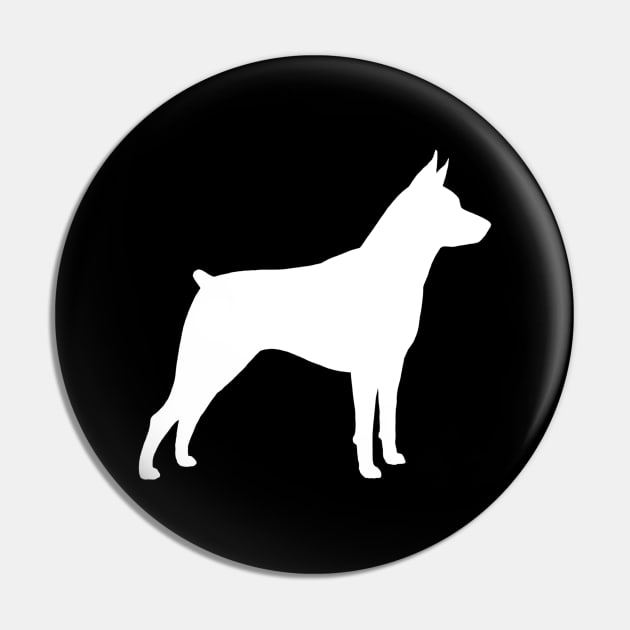 Miniature Pinscher Silhouette(s) Pin by Coffee Squirrel